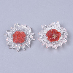 Transparent Clear Epoxy Resin Cabochons&nbsp;LS-CRES-N025-02F