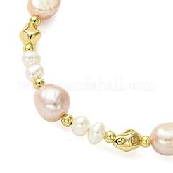 Natural Cultured Freshwater Pearl Beaded Bracelets for Women&nbsp;BJEW-JB13603-02