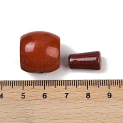 Natural Red Jasper 3 Hole Guru Beads&nbsp;G-F795-F01-02