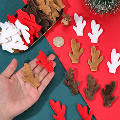 40Pcs 4 Colors Plush Antler Snowman Hand Branch&nbsp;DOLL-GF0001-09