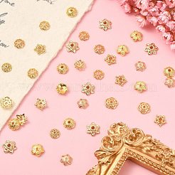 100Pcs 10 Styles Brass Bead Caps&nbsp;KK-CJ0002-08