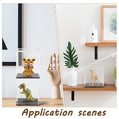 Trasparent Acrylic Toys Action Figures Display Boxs&nbsp;ODIS-WH0038-07A