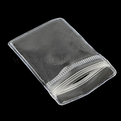 PVC製再封可能袋  ジップトップバッグ  セルフシールバッグ  長方形  透明  6x4cm  片側の厚さ：4.5ミル（0.115mm）&nbsp;OPP-R005-4x6-1