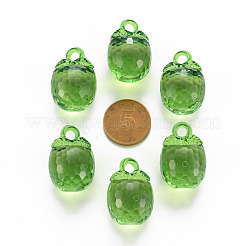 Autumn Theme Transparent Acrylic Pendants&nbsp;TACR-T024-04B-925