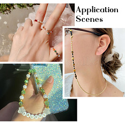 400Pcs 5 Style 304 Stainless Steel Beads&nbsp;STAS-MP0001-10