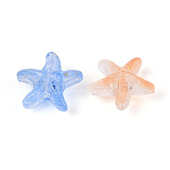 Frosted Glass Beads&nbsp;FGLA-T005-01M