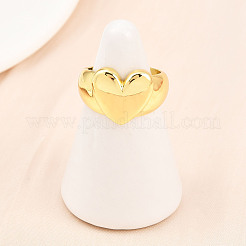 Brass Cuff Rings for Women&nbsp;RJEW-Z113-10G