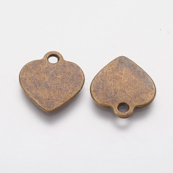 Tibetan Style Alloy Stamping Blank Tag Charms&nbsp;MLF10989Y-NF