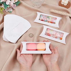 Kraft Paper Pillow Wedding Candy Favor Gift Boxes&nbsp;CON-WH0099-58A