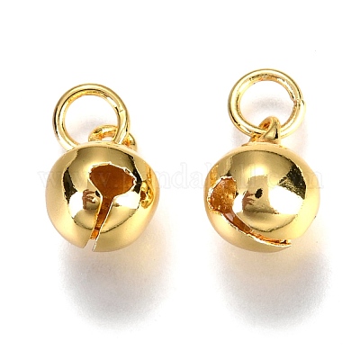 Brass Bell Charms&nbsp;KKB-H007-01G-1