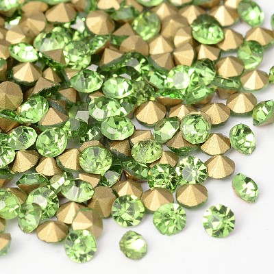 Wholesale Back Plated Grade A Diamond Glass Pointed Rhinestone ...