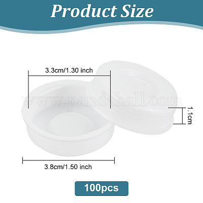 ペットボトルキャップ 再利用可能なシーラーカバー フラットラウンド