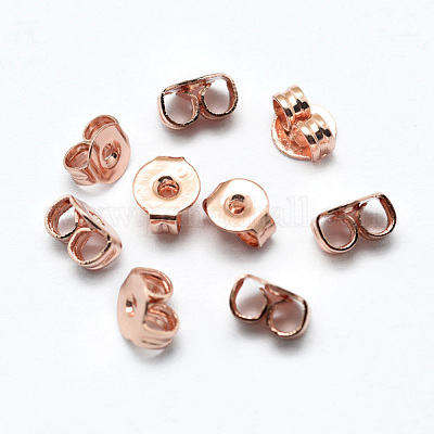 Brass Ear Nuts&nbsp;KK-I641-01RG-1