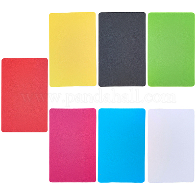 28Pcs 7 Colors Plastic Sheets&nbsp;DIY-CP0013-26-1