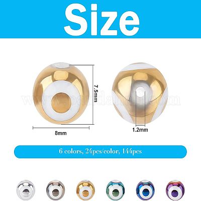Electroplate Glass Beads&nbsp;EGLA-NB0001-13-1
