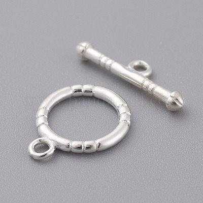 Sterling Silver Toggle Clasps&nbsp;X-STER-A008-21-1