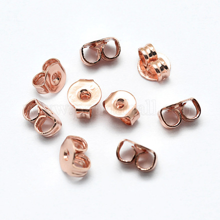 Brass Ear Nuts&nbsp;KK-I641-01RG-1