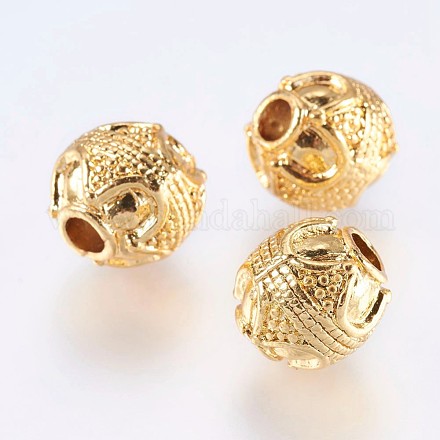 Alloy Beads PALLOY-F204-01G-1
