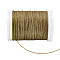 Round Polyester Sewing Threads, Olive, 0.6mm, about 82.02 Yards(75m)/Roll