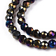 Electroplate Glass Beads Strands&nbsp;GLAA-H021-01A-FP15-3