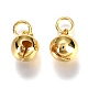 Brass Bell Charms&nbsp;KKB-H007-01G-2