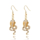 Snake Alloy Dangle Earrings&nbsp;PW-WG93261-01-3