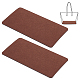 フェルトインサートバッグボトム  クッションパッド  長方形  ココナッツブラウン  25x13x0.45cm&nbsp;DIY-WH0308-167B-03-1