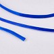 フラット弾性クリスタルストリング  弾性ビーズ糸  ストレッチブレスレット作り用  ブルー  0.4mm  約16.4ヤード（15m）/ロール&nbsp;EW-G010-A03-3