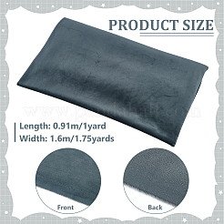 ポリエステルプラッシュ生地  服装アクセサリー  DIY 枕 漫画 おもちゃ  グレー  1600mm&nbsp;DIY-WH0504-296C