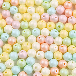 ガラスシードビーズ  ラウンド  ミックスカラー  5x5mm  穴：0.9~1mm  約2810個/ポンド&nbsp;SEED-N007-15A