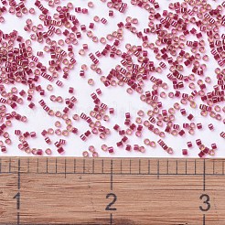 MIYUKIデリカビーズ  シリンダー  日本製シードビーズ  11/0  （db0282)クランベリーライニングライトトパーズ光沢  1.3x1.6mm  穴：0.8mm  約2000PCS /ボトル  10 G /ボトル&nbsp;SEED-JP0008-DB0282