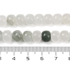 天然石翡翠ビーズ連売り  バレル  8~8.5x6~6.5mm  穴：0.6mm  約57個/連  14.80''（37.6センチメートル）&nbsp;G-K391-A01-01