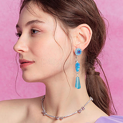 スターリングシルバースタッドピアス金具20個  フラットパッドイヤリングのセッティング  横ループ＆s925スタンプ付き  プラスチックイヤーナット20個とシルバー磨き布1個付き  銀  5.5x4mm  穴：1mm  ピン：0.6mm&nbsp;STER-BC0002-24A