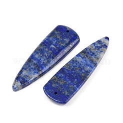 天然石ラピスラズリペンダント  マッチするチャーム  三角形のチャーム  40~41x13~13.5x4~4.5mm  穴：1.2mm&nbsp;G-B187-01B-07