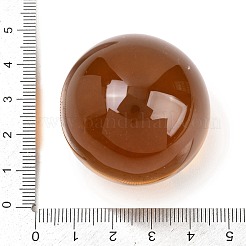 ガラスの水晶玉  風水占い装飾品  ラウンド  オレンジ  38~39mm&nbsp;DJEW-G050-01A-08