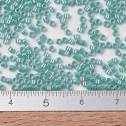 MIYUKIデリカビーズ  シリンダー  日本製シードビーズ  11/0  （db1567)不透明シーオパール光沢  1.3x1.6mm  穴：0.8mm  約2000個/10g&nbsp;X-SEED-J020-DB1567