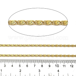 イオンプレーティング（IP）304ステンレス鋼ルマキナチェーン  溶接されていない  スプールで  ゴールドカラー  7x3x1mm&nbsp;CHS-C013-02A-G