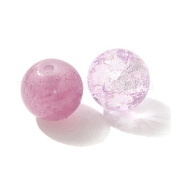 混合スタイルのガラスビーズ  ラウンド  紫色のメディア  8~10mm&nbsp;X1-GLAA-XCP0012-02S