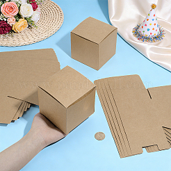 折りたたみ紙製ジュエリー梱包箱20個  正方形  ペルー  10x10x10cm&nbsp;CON-PH0003-71B-02