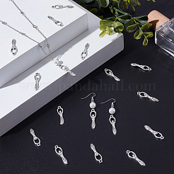チベット風アロイペンダント60個  螺旋の女神  アンティークシルバー  31x8x3mm  穴：1.8mm&nbsp;FIND-GA0008-22