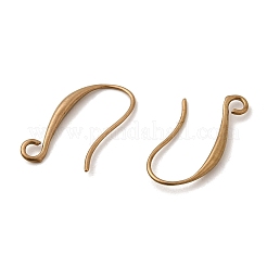 真鍮製S字クラスプ  メッキなし  ニッケルフリー  20x8.5x2mm&nbsp;KK-I591-11C
