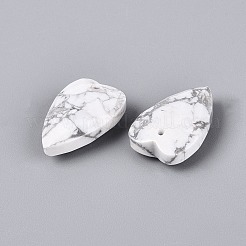 合成ハウライトペンダント  ハートチャーム  多面カット  18~20x12~13x5.5~6mm  穴：1~1.6mm&nbsp;G-Q601-28H