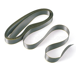 5mのポリエステル製金縁サテンリボン  ダークカーキ  7/8インチ（21mm）&nbsp;OCOR-TADJ0001-05I