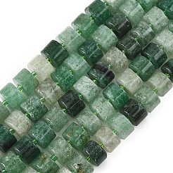 天然の緑のイチゴクォーツビーズ連売り  コラム  シードビーズで  11.5~12.5x1.5~8mm  穴：1.1mm  約40個/連  15.55''（39.5センチメートル）&nbsp;G-K245-C16