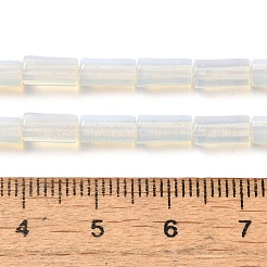 オパールビーズ連売り  コラム  8x4mm  穴：0.7mm  約48個/連  15.35~15.43''（39~39.2センチメートル）&nbsp;G-B091-A01-01