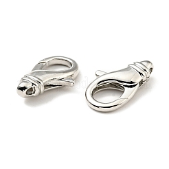真鍮カニカン  カドミウムフリー＆鉛フリー  プラチナ  19x12x4.5mm  穴：1.6mm&nbsp;KK-G416-40P