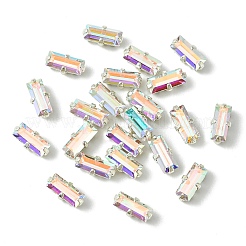プレシオサ® マキシマ クリスタル 縫い付けカップ  マルチ連リンク  チェコクリスタル  真鍮製爪付き台座付き  719 39 090 バゲット  銀  00030 200 クリスタル アブ  7x3mm&nbsp;X-PRC-SF7-00030-200-S