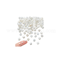 1連売り天然レインボームーンストーンビーズ連売り  多面カット  キューブ  4x4x4mm  穴：0.8mm&nbsp;G-NB0005-73