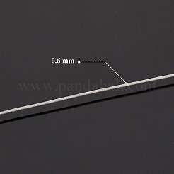 タイガーテールワイヤー  ナイロン被覆ステンレス鋼線  ステンレス鋼色  0.6mm  約131.23フィート（40m）/ロール&nbsp;TWIR-BC0001-12-0.6mm