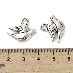 合金ペンダント  カドミウムフリー＆鉛フリー  ピジョン  アンティークシルバー  17x20x3mm  穴：3.5mm  約578個/1000g&nbsp;FIND-M047-41AS